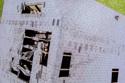 Damaged Roof Membrane